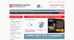 Desktop Screenshot of diabetesdepot.org